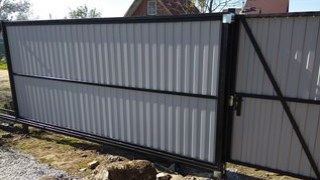 Купить сваи для ворот в Тында. Заказать ворота на сваях под ключ от 22076 руб