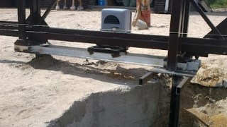 Купить сваи для ворот в Тында. Заказать ворота на сваях под ключ от 22076 руб